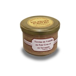 La terrine de volaille au foie gras et Savagnin